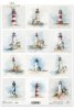Latarnia morska, wybrzeże, morze, ocean, nawigacja, architektura, pejzaż, akwarela*Lighthouse, coast, sea, ocean, navigation, architecture, landscape, watercolor